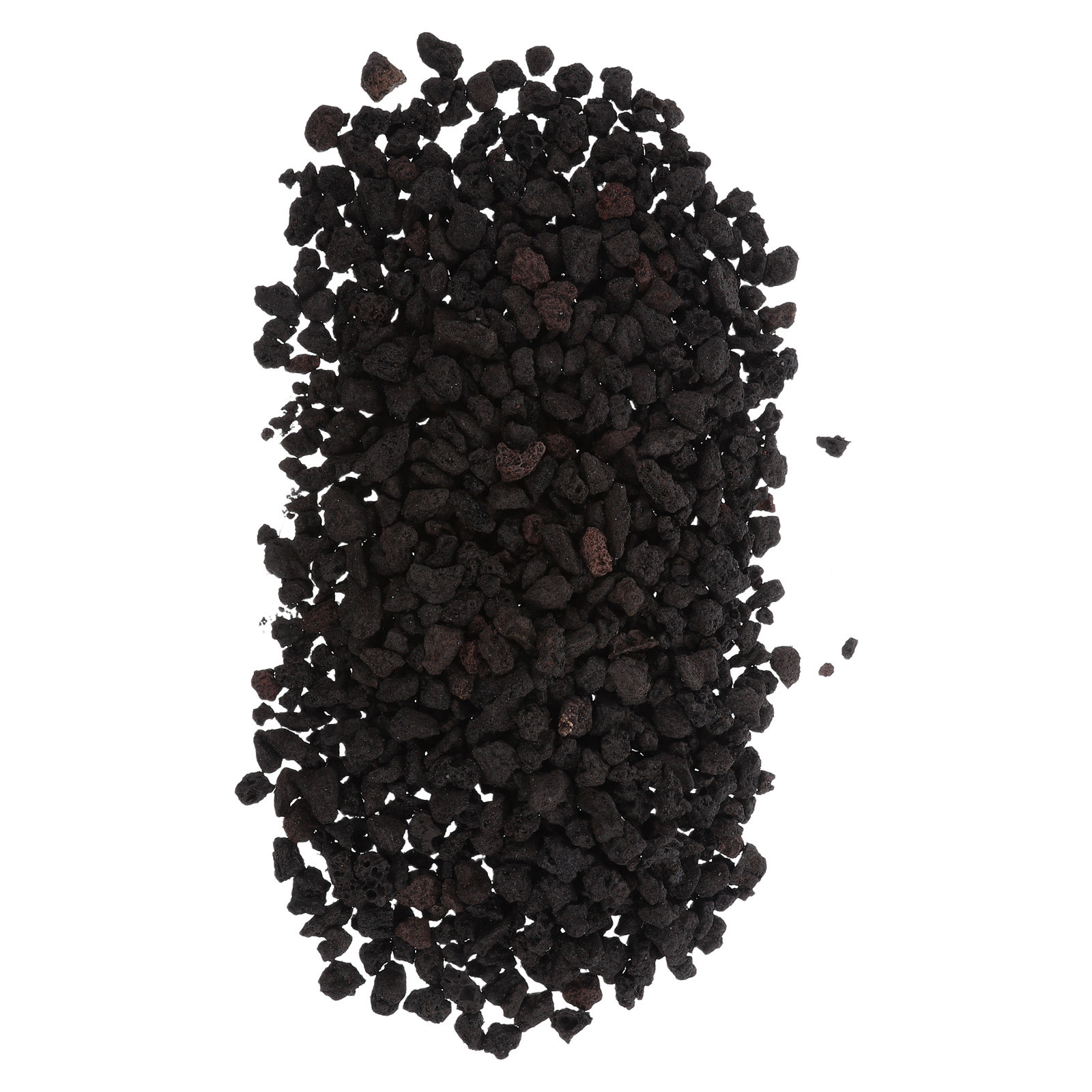 Planted Aquarium With Gravel - 1 แพ็ค หินภูเขาไฟสีดำ 2.2 ปอนด์ กรวดลาวาธรรมชาติ