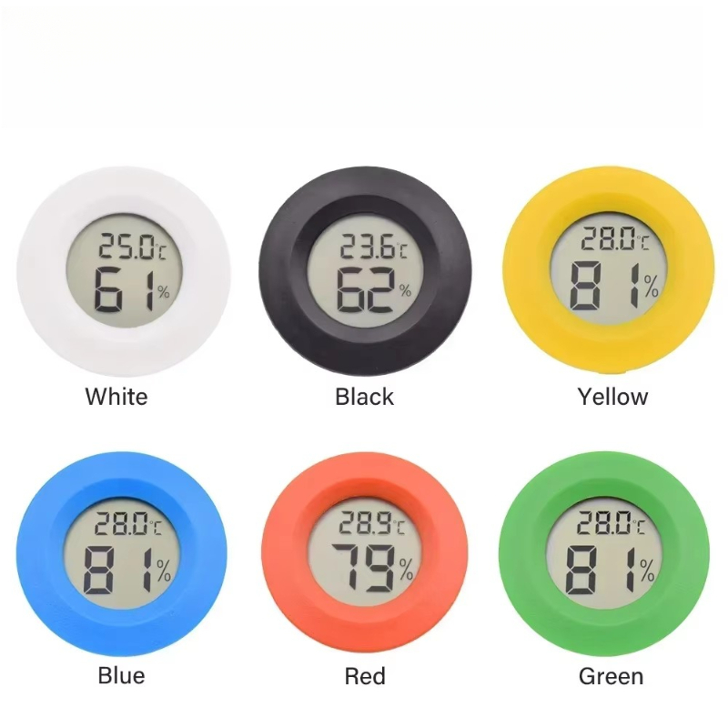 Planted Aquarium Temperature - อุปกรณ์ตู้เลี้ยงสัตว์เลื้อยคลาน เซ็นเซอร์วัดอุณหภูมิ เครื่องวัดความชื้นดิจิตอลความแม่นยำสูง เครื่องวัดอุณหภูมิ ผลิตภัณฑ์สำหรับสัตว์เลี้ยง เครื่องปรับอากาศ