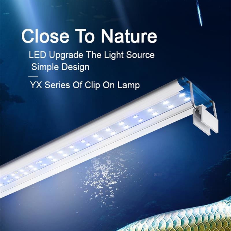 Aquarium Planting Ideas - โคมไฟแบบคลิปหนีบกันน้ำขยายได้สำหรับตู้ปลาไฟ LED แบบบางเฉียบ