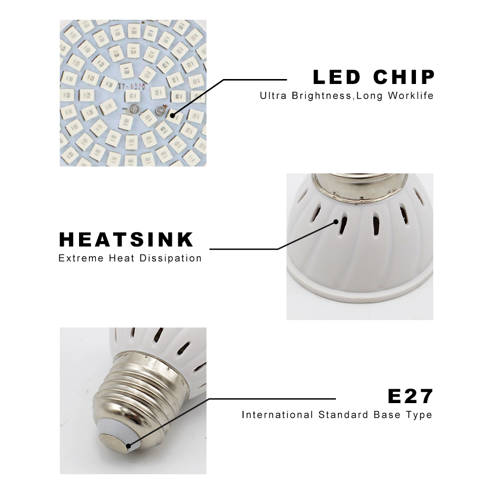 E27 LED ปลูกหลอดไฟ 110V 220V ส - Led Planted Tank Light บทวิจารณ์และราคา