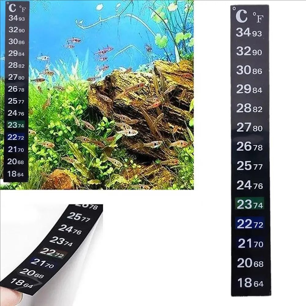 สติกเกอร์วัดอุณหภูมิแบบติดตู้ป - Planted Aquarium Temperature บทวิจารณ์และราคา