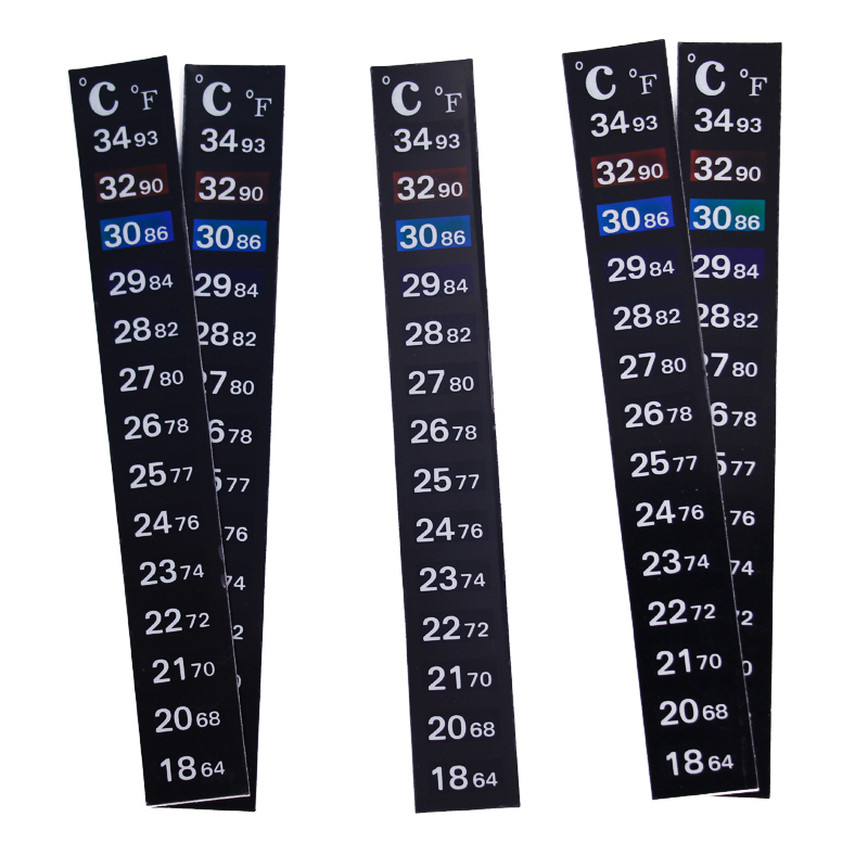 1/2/3/5 ชิ้น/ล็อต แถบวัดอุณหภู - Planted Aquarium Temperature บทวิจารณ์และราคา