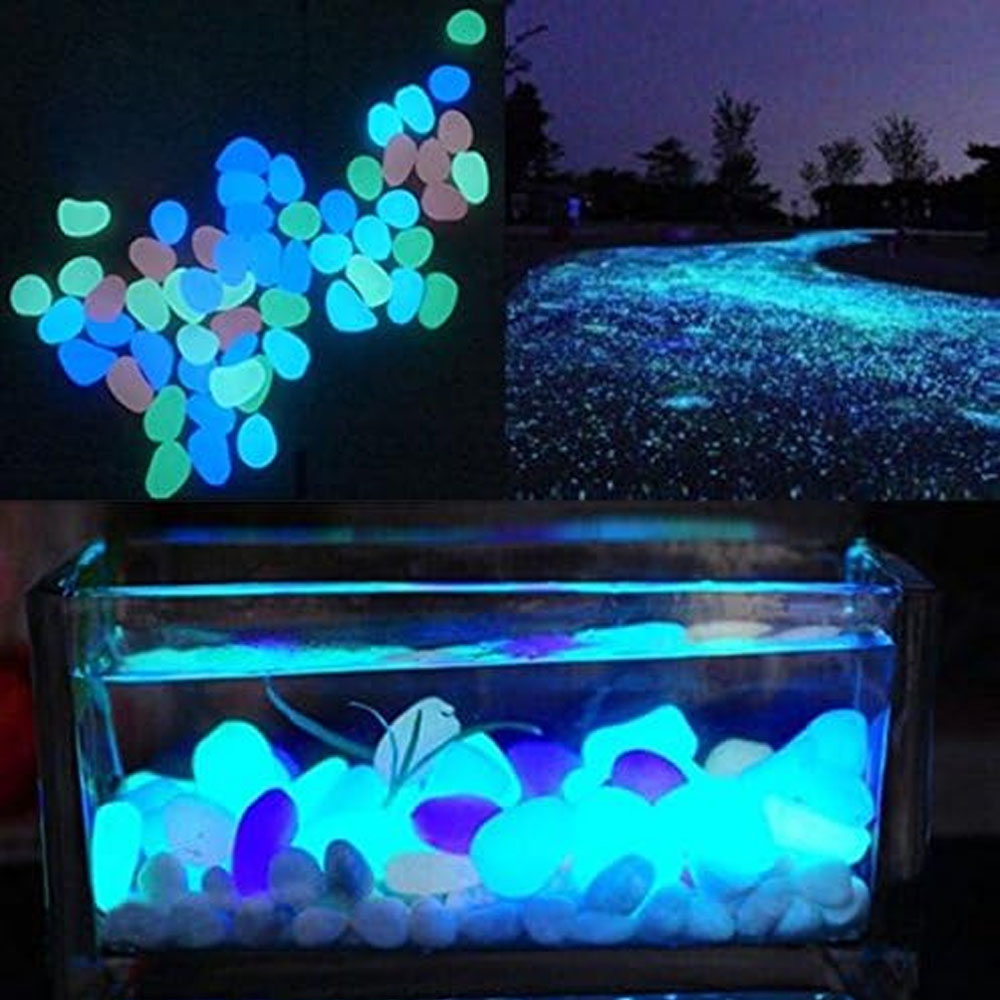 ถังปลา Rocks Glow Blue Pebbles - Aquarium Planting Ideas บทวิจารณ์และราคา