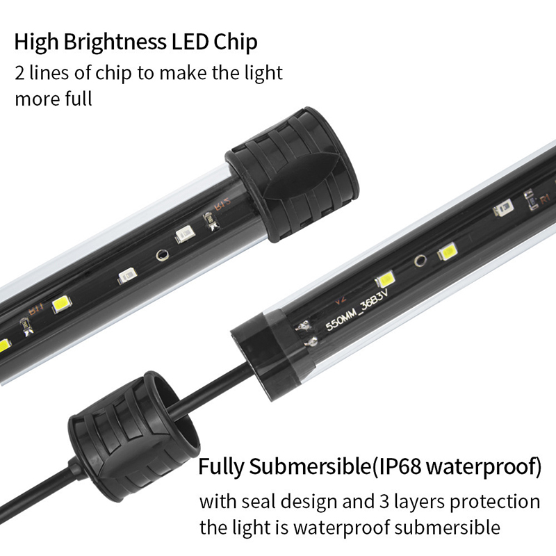 ไฟ LED สำหรับตู้ปลาแบบเสียบ US - Led Planted Tank Light บทวิจารณ์และราคา