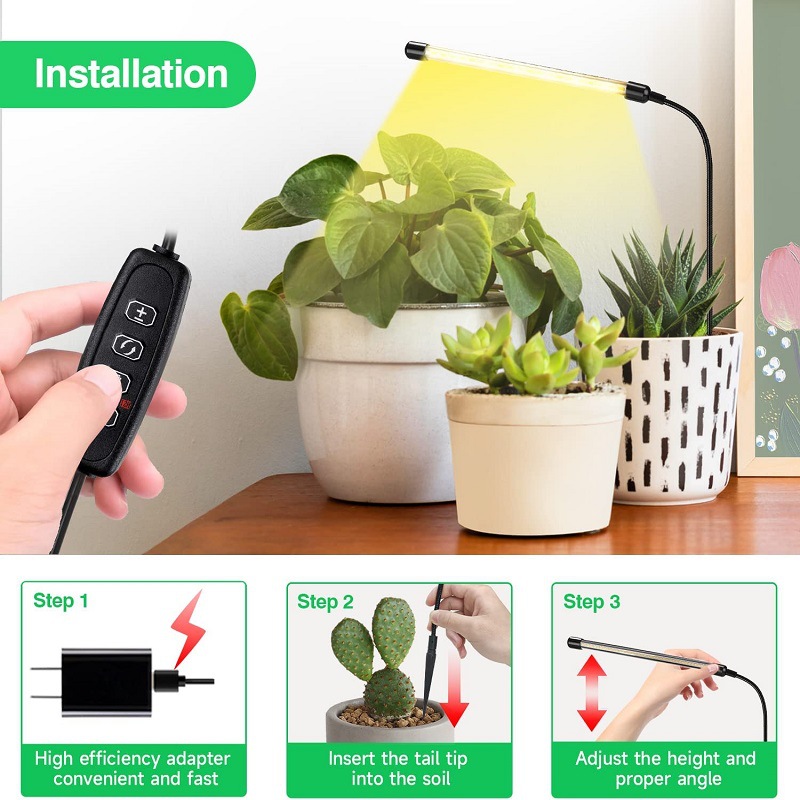 ไฟปลูกต้นไม้แบบตั้งพื้น LED สเ - Aquarium Plant Vitamins บทวิจารณ์และราคา