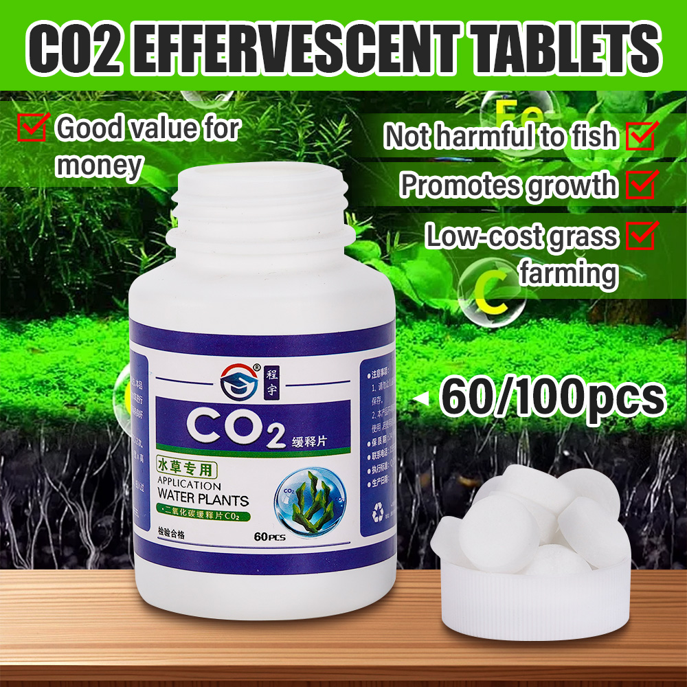 แท็บเล็ต CO2 60 ชิ้น สำหรับตู้ - Aquarium Plant Vitamins บทวิจารณ์และราคา